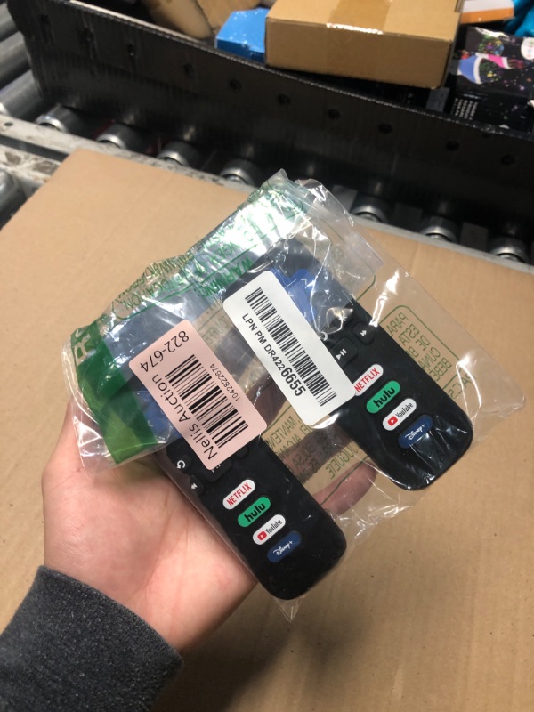 Photo 1 of (Pack of 2) Replacement-Remote-Control for Roku-TV,Compatible for TCL Roku/Hisense Roku/Onn Roku/Philips Roku Smart TVs(Not for Roku Stick and Box)