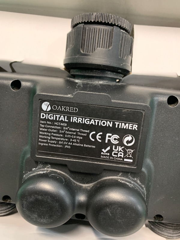 Photo 1 of (used) Sprinkler Timer,4 Outlets Programmable Water Timer for Garden Hose,Outdoor Hose Timers 