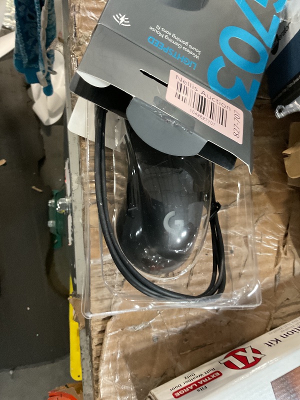 Photo 1 of Logitech G703 Lightspeed Wireless Gaming Mouse W/Hero 25K Sensor, PowerPlay Compatible, Lightsync RGB, Lightweight 95G+10G Optional, 100-25, 600 DPI, Rubber Side Grips - Black