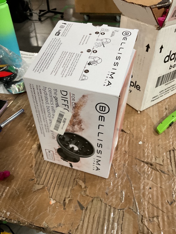 Photo 1 of Bellissima Italia Hair Diffuser Diffon Ceramic Curly Hair Dryer with Argan Oil - DF1 5000