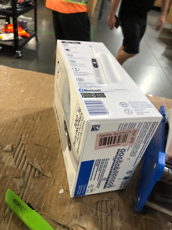 Photo 1 of *FACTORY SEALED*
Oral-B iO Series 6 Rechargeable Electric Toothbrush with Visible Pressure Sensor to Protect Gums, 2 Minute Timer, 5 Cleaning Settings, 1 Replacement Toothbrush Head, and Travel Case, Grey Opal