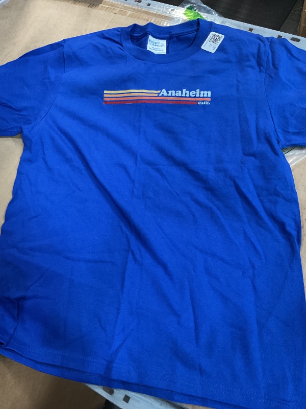 Photo 1 of **** blue not black*** Vintage 1980s Graphic Style Anaheim California T-Shirt S