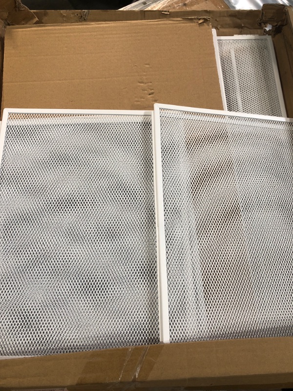 Photo 1 of (used)(unknown if complete) Marbrasse 8 Tier Desktop Literature Organizer, Mesh Paper Organizer Desk Organizers, File Sorter Mail Center Paper Storage Cabinet 