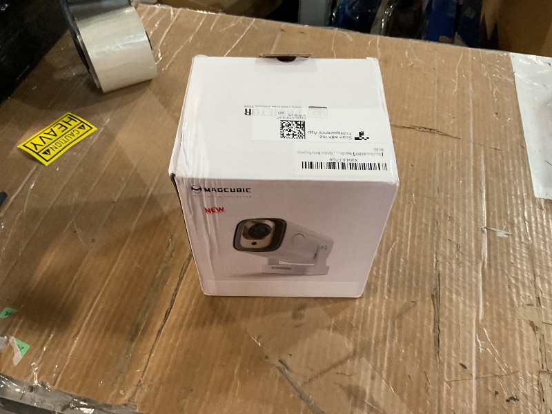 Photo 1 of ?Auto Focus&1080P?Magcubic Mini Smart Projector with 4K Support, Portable Projector with Wifi and Bluetooth, 5W Speaker, Built in Apps, Voice Control, Outdoor Movie Projector