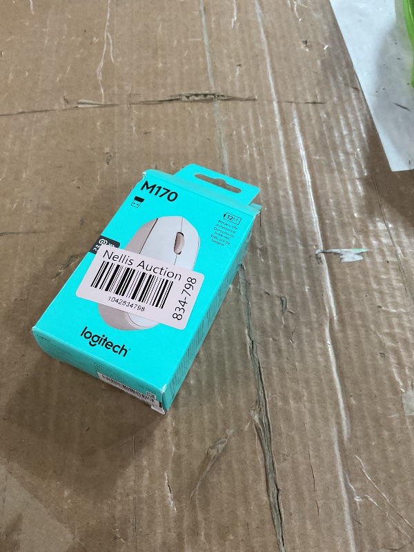 Photo 1 of Logitech M170 Wireless Mouse for PC, Mac, Laptop, 2.4 GHz with USB Mini Receiver, Optical Tracking, 12-Months Battery Life, Ambidextrous - Rose