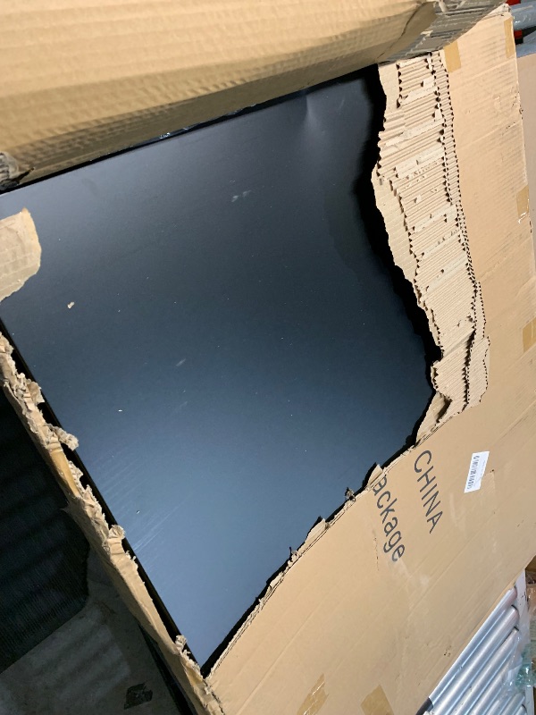 Photo 1 of ***MAJOR DAMAGE - BENT - DENTED - MISSING HARDWARE***
MinCHI257 38" L x 13" W x 30" H Metal Tall Rectangular Planter - Large Planter Box for Outdoor Patio/Porch Modern Design for Plants, Flowers, Garden,Spliced Flower Pot (Black)