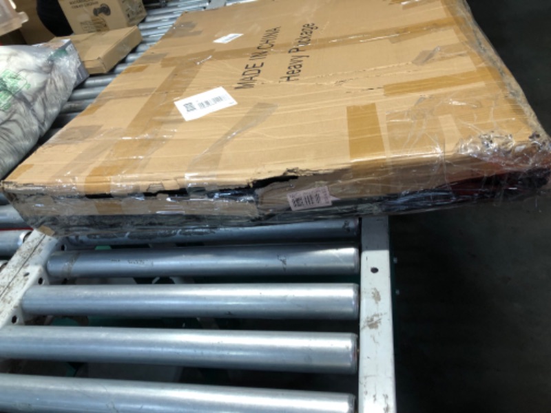 Photo 1 of ***MAJOR DAMAGE - BENT - DENTED - MISSING HARDWARE***
MinCHI257 38" L x 13" W x 30" H Metal Tall Rectangular Planter - Large Planter Box for Outdoor Patio/Porch Modern Design for Plants, Flowers, Garden,Spliced Flower Pot (Black)