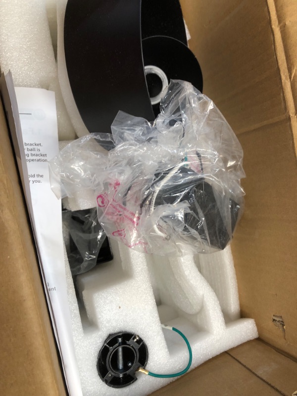 Photo 1 of ***INCOMPLETE - MISSING MOTOR AND OTHER PARTS - NOT FUNCTIONAL - SEE PICTURES***
Obabala 52" Ceiling Fans with Light Remote Control Outdoor Wood Ceiling Fans with LIght for patios Noiseless Reversible DC Motor