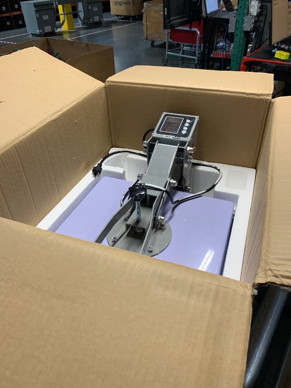 Photo 1 of 15x15 Heat Press Machine,Slide Out Heat Press Digital Clamshell Heat Transfer Sublimation Printer Press Industrial-Quality Power Heat Press for T Shirts/Pillow/Bag/Plates Creative Pattern DIY