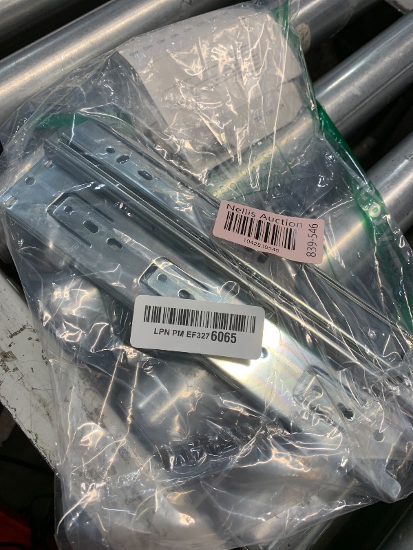 Photo 1 of OURSHOM 10 Inch Drawer Slides 1 Pairs (2pcs) Heavy Duty Full Extension Ball Bearing, Side Mount Drawer Rails, 10" Drawer Slide Glides for Dresser, Cabinet, Kitchen-Draw Slides Sliders 100LB Capacity