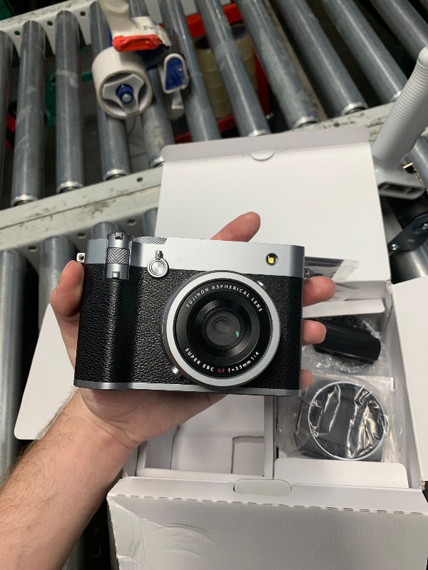 Photo 1 of (MISSING CHARGER & ACCESSORIES) (UNTESTED) Fujifilm GFX100RF Medium Format Camera - Silver