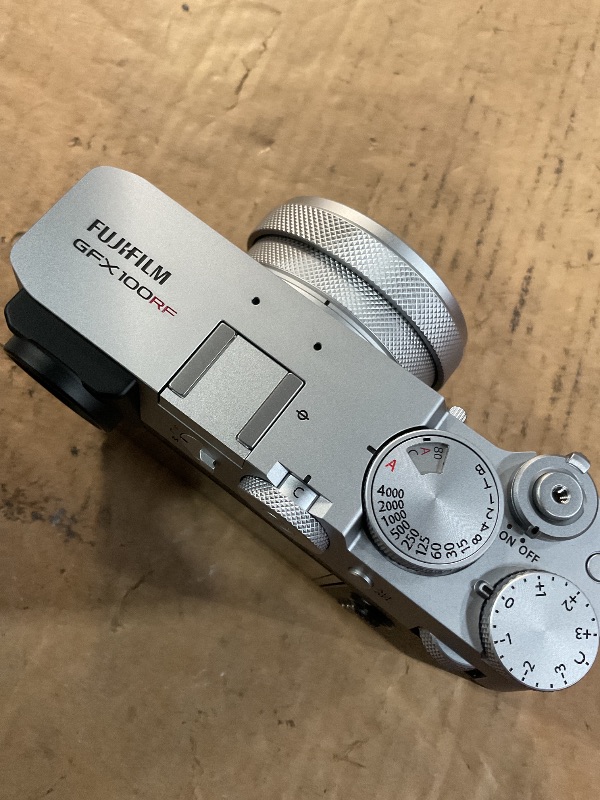 Photo 1 of (MISSING CHARGER & ACCESSORIES) (UNTESTED) Fujifilm GFX100RF Medium Format Camera - Silver