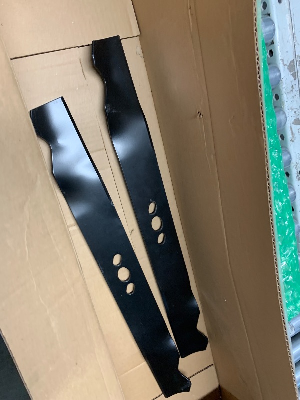 Photo 1 of (2 Pack) 2105200317A 21 inch Push Mower Blade Compatible with Murray Hyper Tough,Blackmax, MNA 152901,152701,152903,152905, 84005221, 2105200317,Lawn Mower Blades
