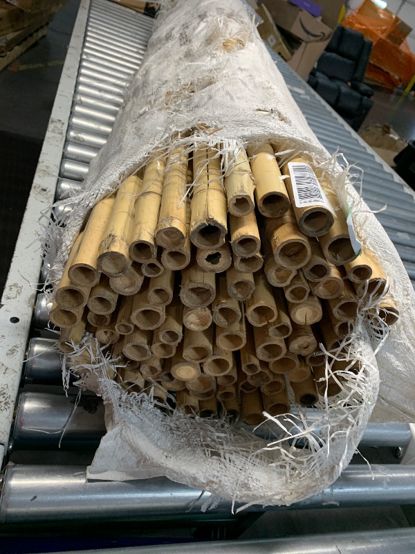 Photo 1 of 
Backyard X-Scapes Natural Bamboo Fencing Decorative Rolled Fence Panel 0.75 in D x 6 ft H