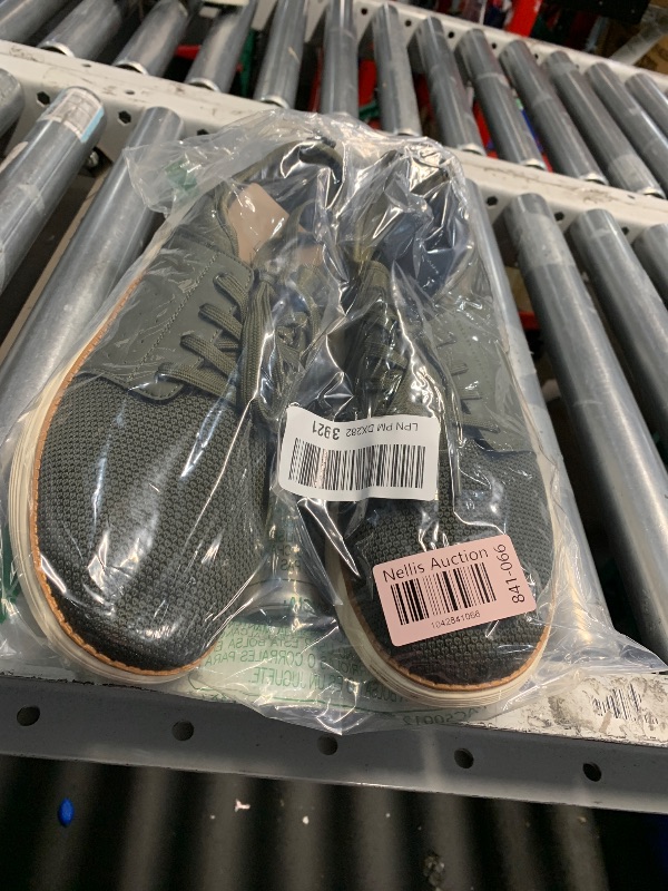 Photo 1 of (BAGGED) (USED/FAIR) (SIZE 11) SVNKE Men's Slip On Casual Fashion Walking Shoes Hands Free Dress Sneakers Comfortable Lightweight Shoe Green 11