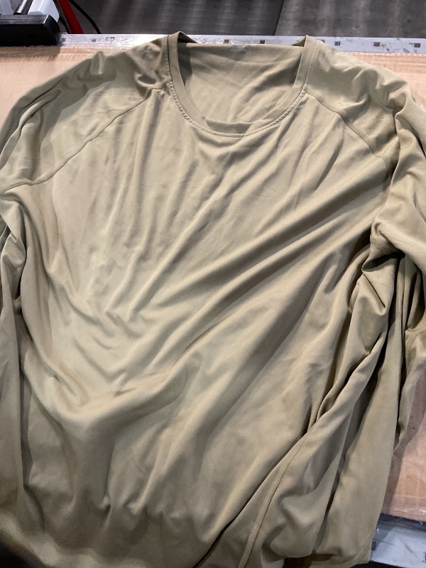 Photo 1 of (Xxl) MAGCOMSEN Men's Rashguard Long Sleeve Workout Shirt Gym Shirt Performance T Shirt Quick Dry Outdoor UPF 50 Shirts
