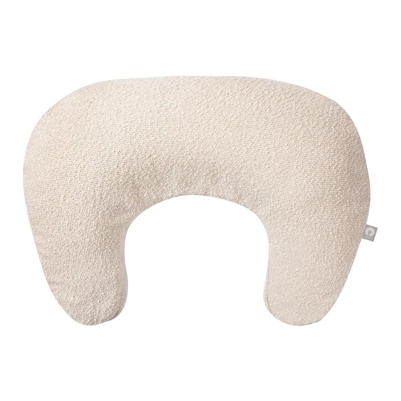 Photo 1 of (BAGGED) (USED/FAIR) Boppy Nursing Pillow with Luxe Fabric Cover, Oatmeal Boucle, Larger, More Supportive Pillow for Breastfeeding and Bottle Feeding; Firmer and Higher Than Original, w/Premium Cover; JPMA Certified
