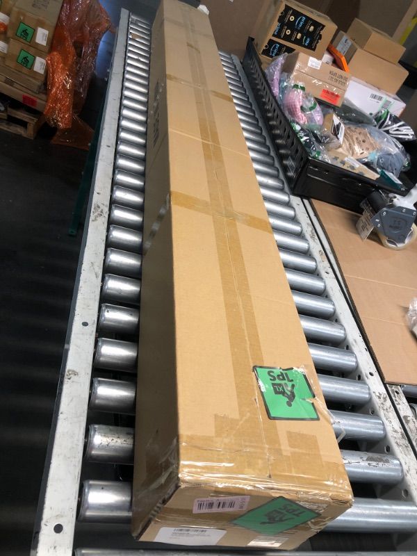 Photo 1 of *** FACTORY SEALED***DIYHD 38X80in Interior Accordion Door with Frosted Acrylic Glass,White PVC Folding Door with Installation Hardware