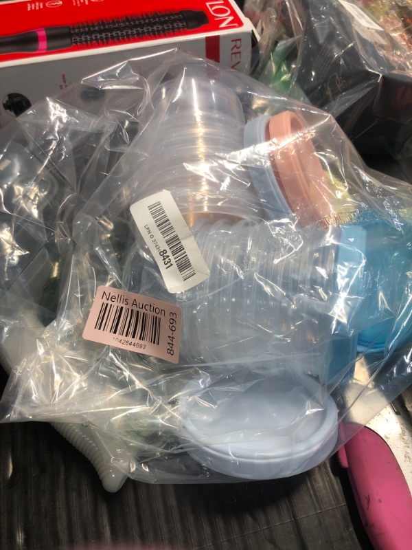 Photo 1 of Yomarket 12pcs 8 oz Plastic Containers with Screw Lids, Reusable Clear Food Storage Containers with Pen and Brush for Snack Salad Fruit, Leakproof Small Freezer Containers, Microwave & Dishwasher Safe