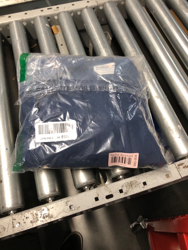 Photo 1 of GraduationMall Matte Graduation Gown Cap Tassel Set 2025 for High School and Bachelor Navy Blue 45(5'0"-5'2")