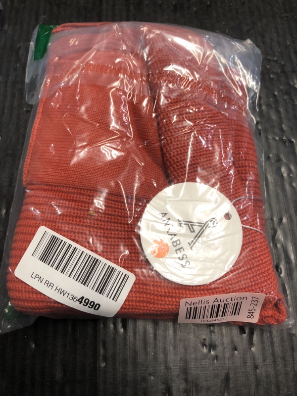 Photo 1 of ***(MISSING PANTS)***ANRABESS Women's Two Piece Outfits Knit Sweater Vest Crop Top Pants Lounge Matching Tracksuit Sweatsuit Travel Clothes Sets Rust Small