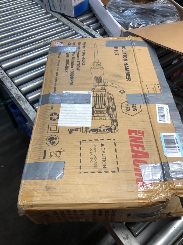 Photo 1 of (Leaks oil)(sold for parts)(repair)  Demolition Jack Hammer 14.5Amp SDS-Hex Concrete Breaker, 65 Joules Heavy Duty Chipping Hammer Cement/Pavement/Floor Breaker