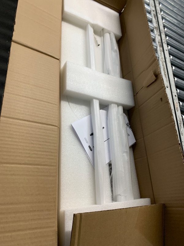 Photo 1 of (partial set) SAMPHON LED Reading Floor Lamp, White Standing Lamp with Touch Control Dimmable 5 Color Temperature, Eye-Caring Bright Floor Reading Light for Bedroom Office