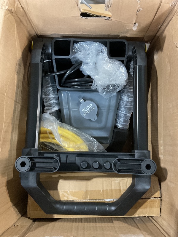 Photo 1 of (Used)(damaged) Kärcher K2200PSB SC Pressure Washer with Surface Cleaner, 2200 PSI, 25 ft. Hose, Detergent Tank, 35 ft. Cord - Max 2.07 GPM