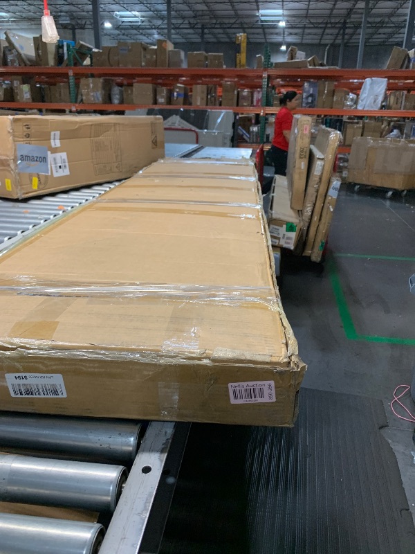 Photo 1 of ***Parts Only*** **TRUCK / TRAILER PICK UP ONLY**
Bifold Barn Door 60" x 84", MDF Bi-Fold Sliding Closet Doors with Hardware Kit Included, Pre-Finished Easy Assembly, Water-Proof PVC Surface & Save Space, H-Frame, 68" Track for 4 Doors,White