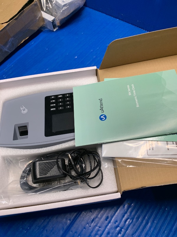 Photo 1 of uAttend BN6000 Biometric Time Clock System for Small Business with Cloud-Based Employee Timecards