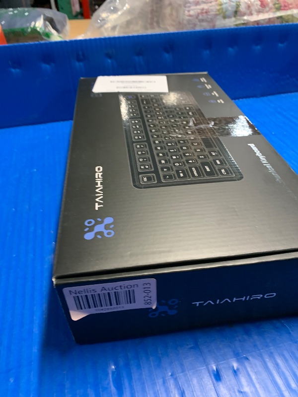 Photo 1 of Transparent Mechanical Keyboard, RGB Backlit Wireless Creamy Gaming Keyboards, Hot Swap Customizable Clear Acrylic Design, 80-Key Quiet Linear Switches, 3 Modes BT5.0/2.4G/USB-C 4000mAh Battery, White