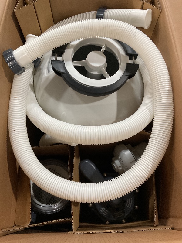 Photo 1 of (Incomplete)(sold for parts) Intex 26651EG 3,000 GPH Above Ground Pool Sand Filter Pump with Automatic Timer