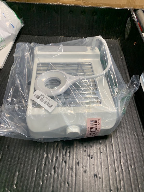 Photo 1 of (PARTIAL SET) (BAGGED) BQAN Nail Dust Collector for Nails Salon, 60w Extractor Vacuum Dust Collector Powerful Nail Fan, with 1pcs Nail dust Brush, Hand Cushion, and Lamp