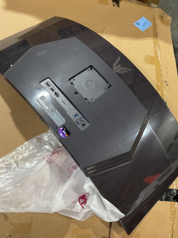 Photo 1 of (Missing power cord) LG 45GS95QE Ultragear OLED Curved Gaming Monitor 45-Inch WQHD 800R 240Hz 0.03ms DisplayHDR True Black 400 AMD FreeSync Premium 