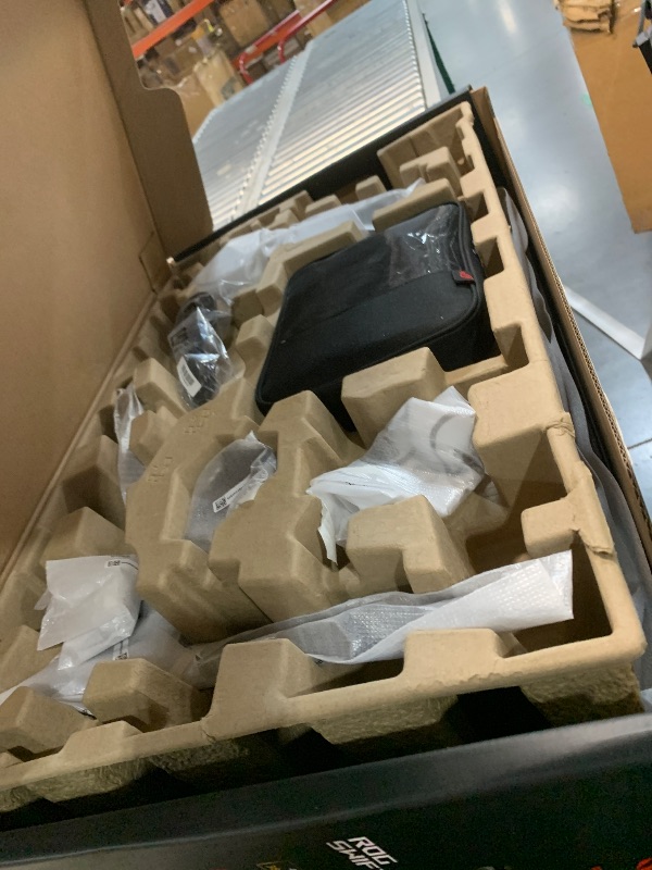 Photo 1 of (Untested)(see all images) (Missing power brick) ASUS ROG Swift 32” 4K OLED Gaming Monitor (PG32UCDM) - UHD (3840 x 2160), QD-OLED, 240Hz, 0.03ms, G-SYNC Compatible, Custom Heatsink, Graphene Film