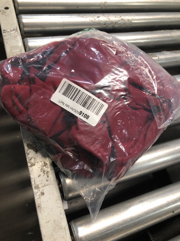 Photo 1 of ***(MINOR DAMAGE/ SE ENOTES)***FQA Long Wedding Guest Dresses for Women Formal Gowns and Evening Dresses Wine Red V Neck Sleeveless Split Wrap Elegant Dresses for Women Evening Party