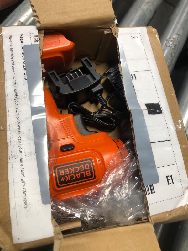 Photo 1 of *BATTERY NOT INCLUDED* BLACK+DECKER 20V MAX POWERECONNECT Cordless Drill/Driver + 30 Piece Bits and Drivers Kit (LD120VA)