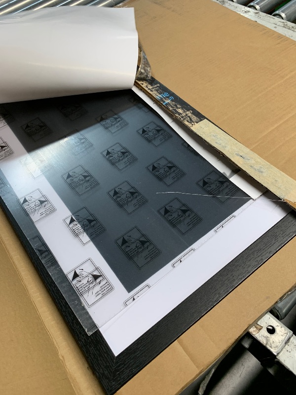 Photo 1 of (Used)(minor damage)  24x24 Picture Frame with Polished Plexiglass - Use as 20x20 Frame with Mat or Display 24x24 Photo 
