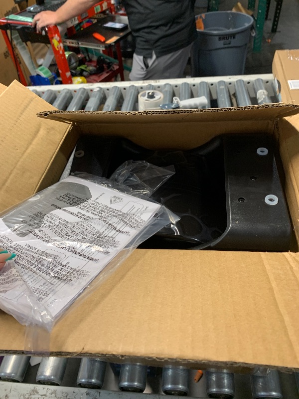 Photo 1 of ***(PARTS ONLY/ MAJOR DAMAGE/ NON FUNCTIONAL)***Lasko Portable Utility Fan, 12” 289 CFM Pivoting High Velocity Air Mover Blower Fan, 3 Speeds, 2 Accessory Outlets 120V, Black, U12104