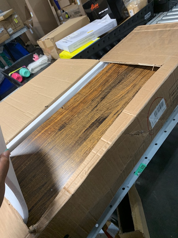 Photo 1 of ** PARTS ONLY, MISSING 3 PANELS AND SOME HARDWEAR** Tribesigns Farmhouse Console Table, 47 Inches Entryway Console Table with Storage, Industrial Hallway Accent Table for Living Room, Entrance