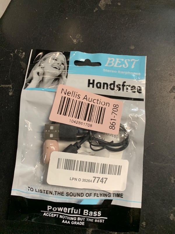 Photo 1 of SYSFUN Single Bluetooth Wireless Earbud, Mini Invisible in-Ear Wireless Bluetooth Headphone 12 Hours Super Long Battery Life Suitable for Sports Work and Sleep- Beige