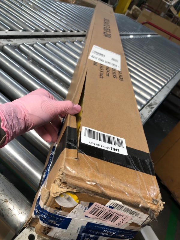 Photo 1 of JEAREY 8x10 ft Rectangular Patio Umbrellas Outdoor Table Market Umbrella w/Crank, 8 Sturdy Ribs, UV Protection Waterproof Sunproof for Garden, Deck, Backyard, Pool(Yellow)