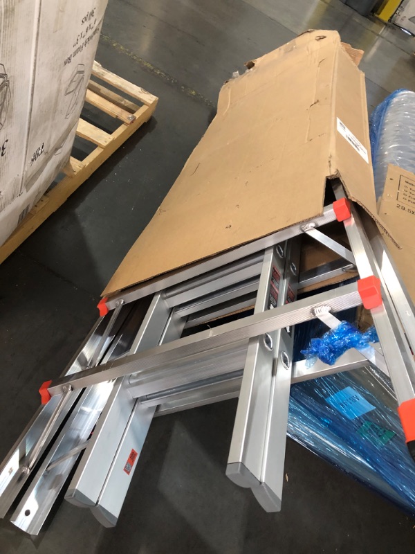 Photo 1 of *** TRUCK OR TRAILER PICK UP ONLY*** Little Giant Ladder Systems, SkyScraper, M15, 8-15 foot, Stepladder, Aluminum, Type 1A, 300 lbs weight rating, (10109)
