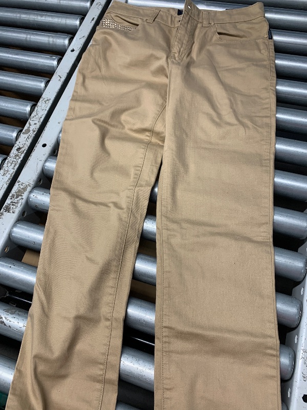 Photo 1 of (see all images) A | X ARMANI EXCHANGE Women's J16 Boyfriend Cropped Rigid Pigment Dyed Denim, Pink Stop S