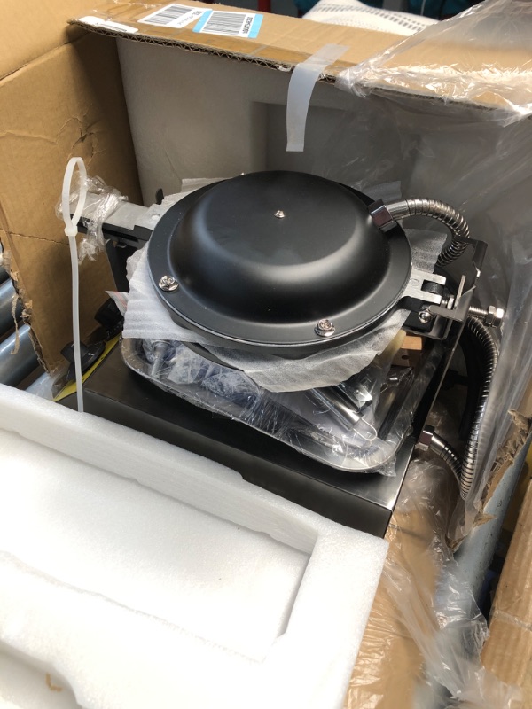 Photo 1 of (PARTIAL SET) (USED/FAIR) Dyna-Living Bubble Waffle Maker Commercial Bubble Waffle Machine, 1400W Egg Waffle Machine Non-stick Waffle Egg Maker with Crumb Tray, 30 Egg Cones Hong Kong Style Bubble Egg Waffle, 180° Rotating