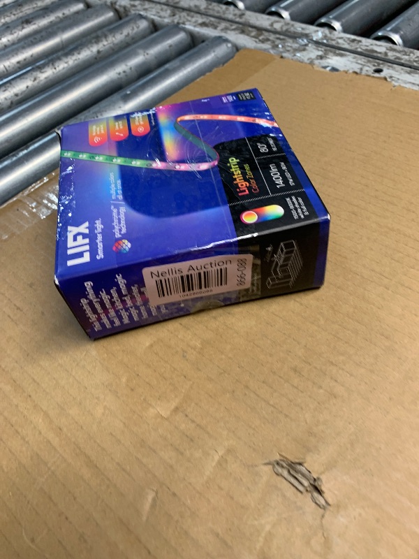 Photo 1 of LIFX Lightstrip Color Zones, Wi-Fi Smart LED Light Strip, Full Color with Polychrome Technology™, No Bridge Required, Works with Alexa, Hey Google, HomeKit and Siri, 80" Kit