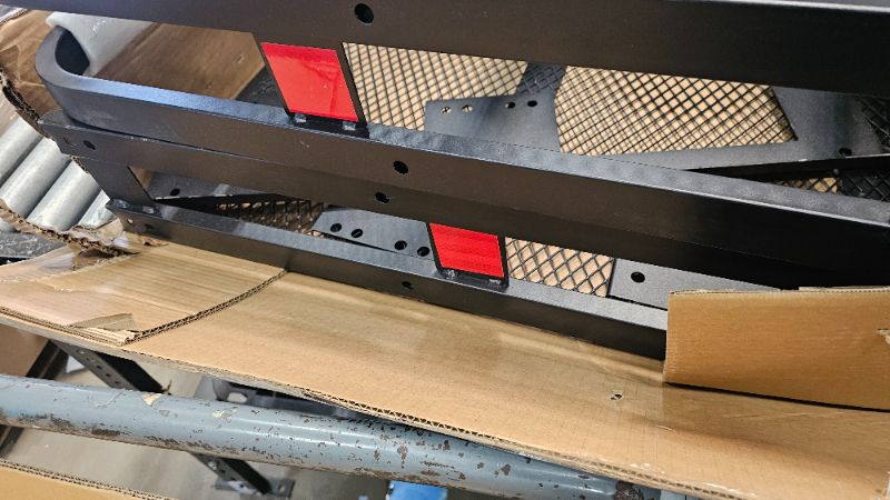 Photo 1 of ***PARTS ONLY***Hitch Mount Cargo Carrier with Cargo Net and Anti-Rattle Stabilizer 60" x 21" x 6" Folding Cargo Basket with 500 LB Max Capacity Fits 2" Receiver for Car SUV Pickup (USPTO Patent Pending)