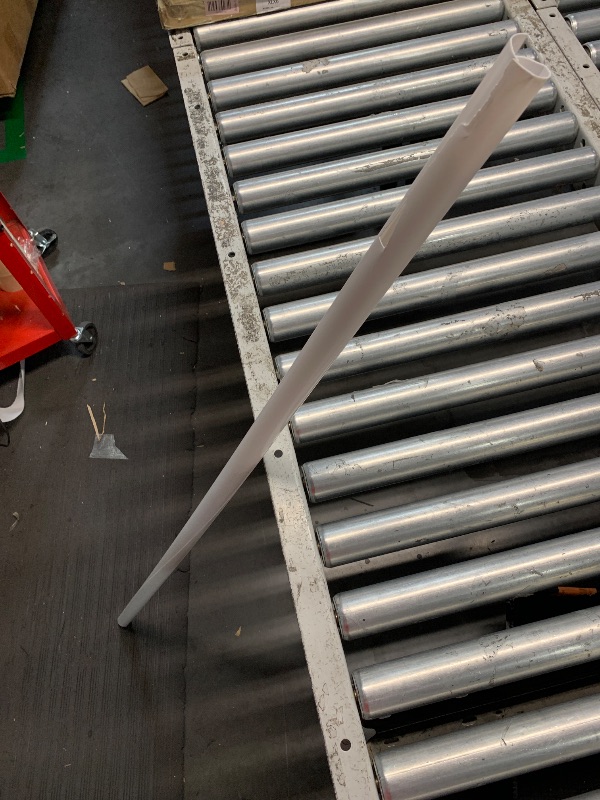 Photo 1 of *** CRACKS AT THE EDGE OF ITEM*** Prime-Line M 6101-1 60 In. White Plastic Shower Rod Cover (Single Pack)