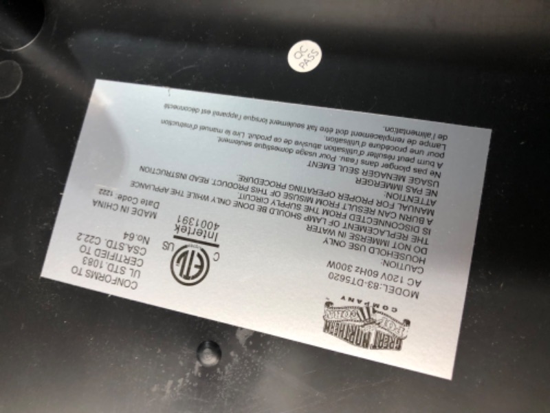 Photo 1 of ***DAMAGED - PLEXIGLASS CRACKED - UNABLE TO TEST - SEE PICTURES***
Great Northern Popcorn 83-DT5620 Northern Company GNP BlackGNP Little Bambino 2-1/2 Ounce Retro Style Popcorn Popper Machine, 2.5 Ounce, Black