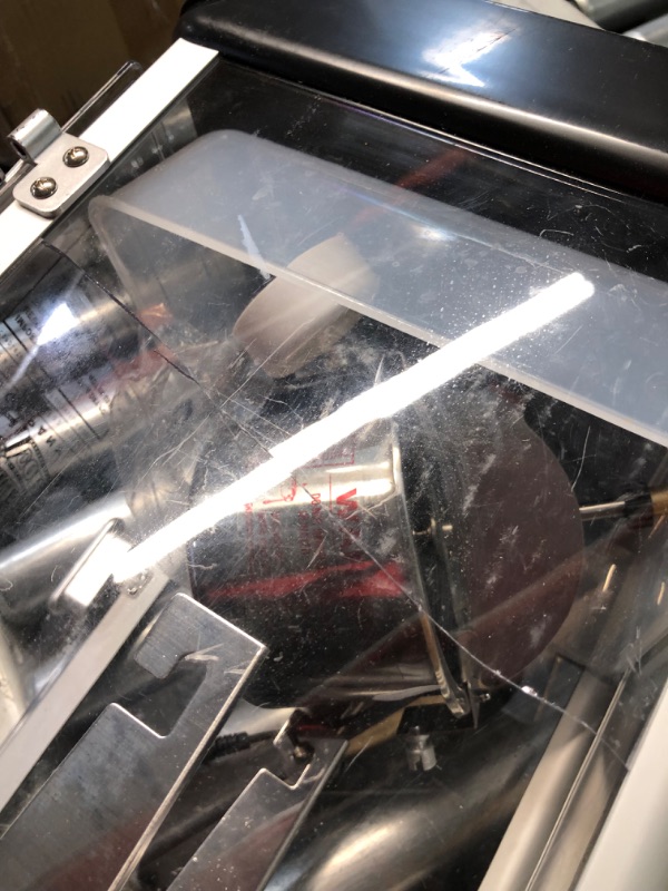 Photo 1 of ***DAMAGED - PLEXIGLASS CRACKED - UNABLE TO TEST - SEE PICTURES***
Great Northern Popcorn 83-DT5620 Northern Company GNP BlackGNP Little Bambino 2-1/2 Ounce Retro Style Popcorn Popper Machine, 2.5 Ounce, Black